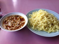 「つけ麺（えのき）中盛」@元祖つけめん丸長の写真