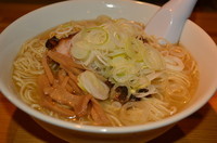 「煮干し塩ラーメン大盛り　650円」@麺や のかぜの写真