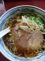 「らぁめん　焦がし葱入り」@麺やとうしの写真