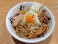 「汁なし （大盛） 850円」@麺や 蒼 AOIの写真