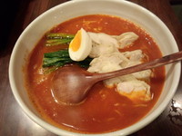 「トマト炎麺700+大盛50」@トマトラーメン炎麺の写真