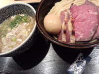 「牛白湯煮干しつけ麺（￥１０００）中盛」@麺屋 一燈の写真