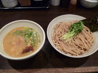 「鶏白湯つけ麺（大盛） ８００円」@鶏そば 一瑳の写真