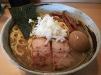 「【限定】濃厚煮干しらーめん＋大盛　850＋100＝950円」@麺味庵 和（NAGOMI）の写真