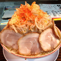 「掛尾二郎 野菜 チャーシュー増し 1050円」@博多らーめん ばたやんの写真