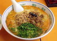 「坦々麺＋ライス(850円＋150円)」@龍の髯の写真