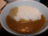 「ホット燻製カレー（辛口・並盛）７００円」@燻製カレー くんかれ 日本橋人形町店の写真