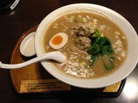 「【限定】菜の花とつくねの蔵出し味噌麺 850」@信濃神麺 烈士洵名の写真