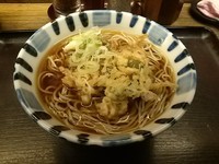 「天ぷらそば」@そば新 蒲田西口店の写真