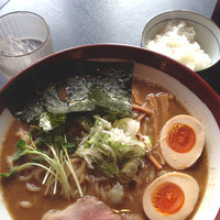 「中濃にぼし麺 中盛り270g 850円」@大八車の写真