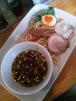「つけ麺５００円(ﾜﾝｺｲﾝﾃﾞｰ)通常６８０円」@Heaven's Kitchen 玲音の写真