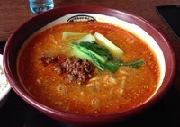 「坦々麺+半ライス（780円+サービス）」@こだわりらーめん ゆきむら亭 神栖店の写真