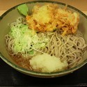 かき揚げ冷やし蕎麦＋大盛り(￥400＋￥110)