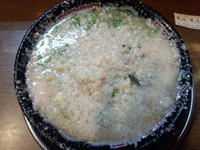 「Wスープラーメン」@無鉄砲 大阪店の写真