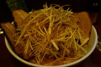 「鶏味噌ラーメン（チャーシュー＋ネギ）」@七麺鳥の写真