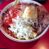 「豚そば(750円)＋辛味(50円)」@ひたちなか大盛軒の写真