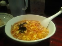 「Aランチ（サンラー麺＋半炒飯）７９０円」@熱烈麺家 いちの写真