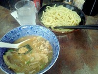 「あつもり850円・豚ほぐし150円」@六厘舎 本店の写真