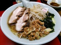 「納豆ラーメン650円」@ラーメンみちのくの写真