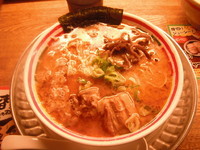 「こぼんしゃん＋角煮　替え玉×２」@九州じゃんがら 赤坂店の写真