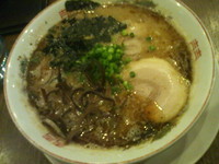 「とんこつラーメン　＋　マー油」@どとんこつ 中村商店の写真