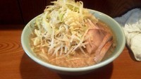 「ぶた入り小ラーメン 700円 ヤサイニンニクアブラ」@ラーメン二郎 亀戸店の写真