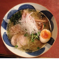「上とりそば（細麺）850円」@らーめん天神下 大喜の写真