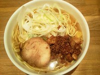 「大盛　鶏煮干し中華そば￥800円」@煮干し中華そば三四郎の写真