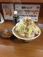 「豚増しラーメン＋味玉「全増し」」@ラーメンの店 どでん 北浦和店の写真