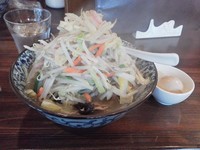 「タンメン　野菜マシ　味玉」@焼豚食道の写真