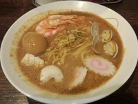 「【限定】漁師の味噌らーめん+味玉」@麺バカ息子の写真