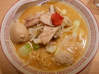 「鶏味噌らーめん＋自家製味噌漬け玉子」@鶏味噌らーめん 杉もとの写真