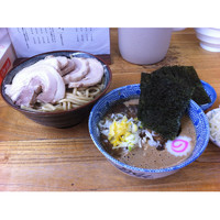 「特製つけ麺 中盛り チャーシュー増し 熱盛り」@中華蕎麦 サンジの写真