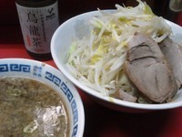 「小ラーメン＋つけ麺（あつもり）」@ラーメン二郎 上野毛店の写真