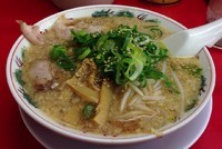 「唐揚げ定食(みそ)980円＋80円」@ラーメン魁力屋 相模原中央店の写真