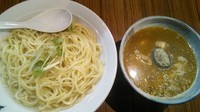 「【2月限定】鶏にぼつけ麺(中盛り)　￥750」@中華そば 伝堂の写真