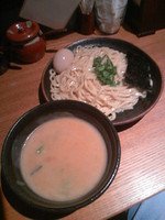 「雲丹まみれつけ麺（中盛）５００円（一周年大漁祭）」@麺屋 大漁まことの写真