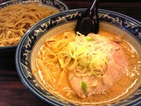 「味噌つけ麺 (野菜入り) 大盛無料」@札幌 味噌や 元住吉店の写真