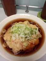 「かき揚げ天そば420円」@常盤軒 京浜東北線中央店の写真