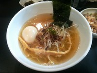 「塩の青唐辛痛麺（並）マイルド味薄め＋味玉」@麺や 勝治の写真