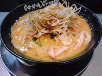 「黄金の味噌ラーメン＋シャキネギ」@らあめん花月嵐 新秋津駅前店の写真