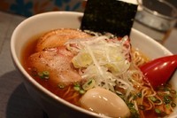 「煮干蕎麦（醤油）+チャーシュー増し+味玉」@喜乃壺の写真