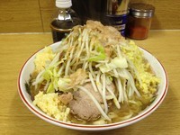 「ラーメン￥650（ニンニク増し、アブラ）+ショウガ￥50」@ラーメン二郎 栃木街道店の写真