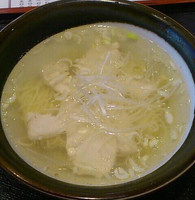 「とりそば・600円」@らーめん 楽やの写真