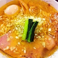 「塩ネギラーメン+味付煮玉子」@ラー麺専門店 こしがやの写真