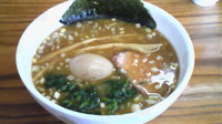 「ラーメン＋クーポン味玉（６５０円）」@めんや 暁の写真
