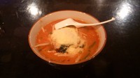 「トマトラーメン＋粉チーズ（￥１５０）」@EXBESの写真