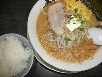 「味噌バターコーン+ライス　「880円+無料」」@味噌屋せいべえ 春日部店の写真