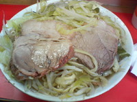 「ラーメン（ニンニク、野菜）」@ラーメン二郎 三田本店の写真