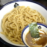 「つけめん 750円（あつもり・出汁張り）」@つけめん 玉 本店の写真